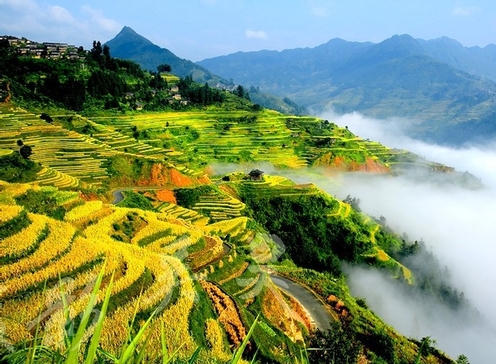 jiabang rice terraces -kaili
