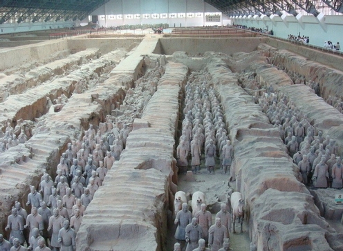 terra cotta warriors-xian